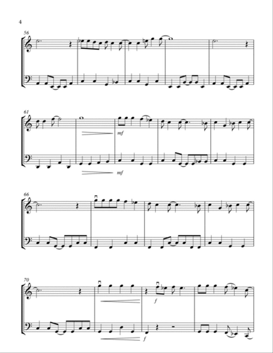 Can't Buy Me Love String Duet scores gallery preview page 4