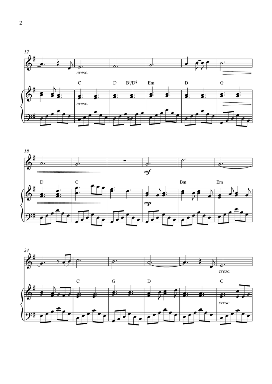 Can't Help Falling In Love Violin Solo scores gallery preview page 2