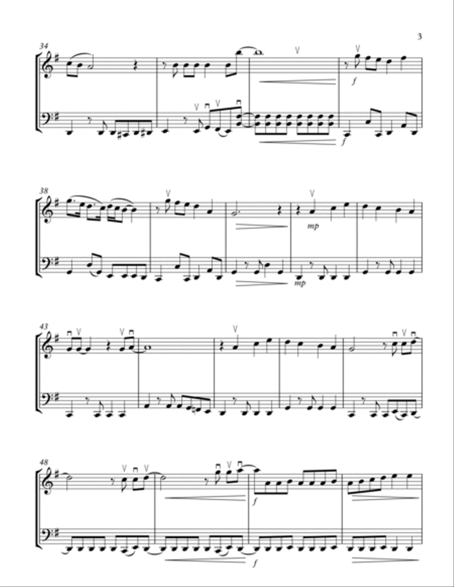 I Want To Hold Your Hand String Duet scores gallery preview page 3