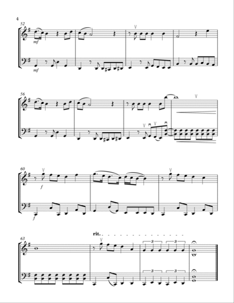 I Want To Hold Your Hand String Duet scores gallery preview page 4