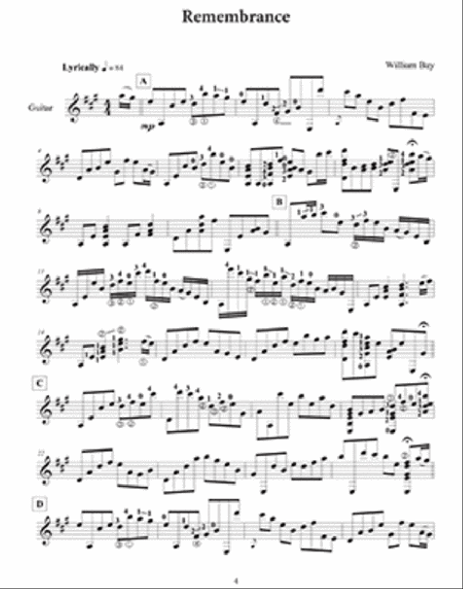 Achieving Guitar Artistry - Concert Solos Acoustic Guitar scores gallery preview page 2