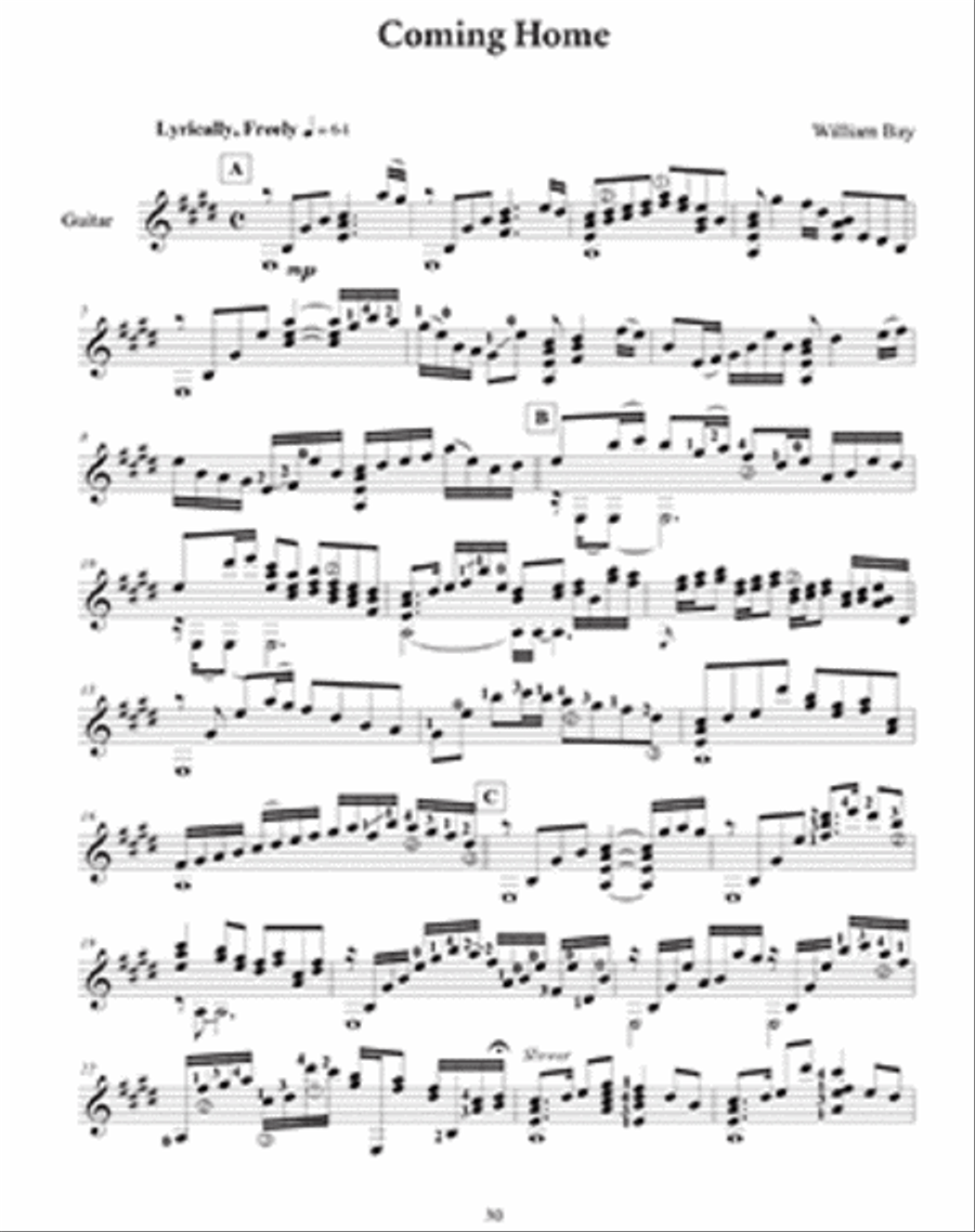 Achieving Guitar Artistry - Concert Solos Acoustic Guitar scores gallery preview page 3