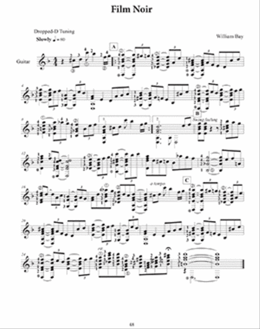 Achieving Guitar Artistry - Concert Solos Acoustic Guitar scores gallery preview page 4