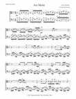 Ave Maria for viola and cello duo