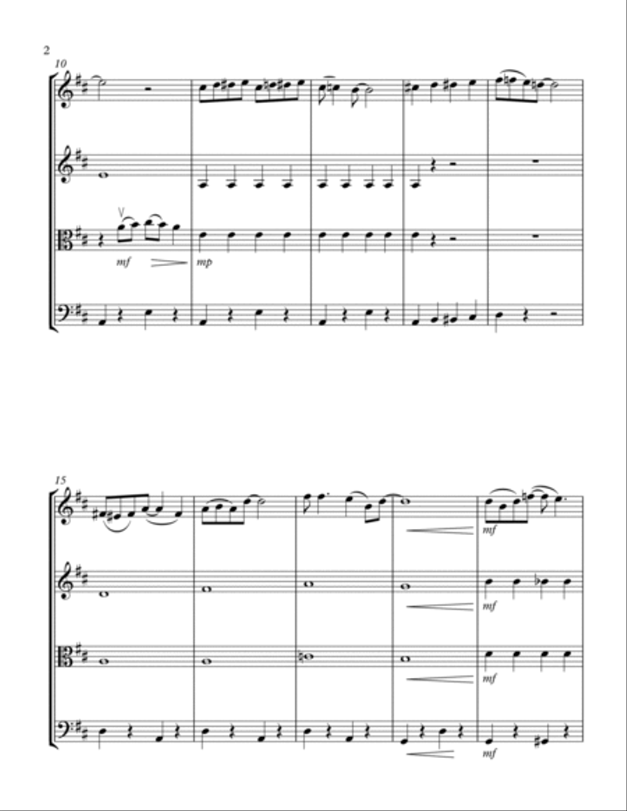 When I'm Sixty-Four String Quartet scores gallery preview page 2