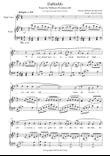 Daffodils, Op. 12. Poem by William Wordsworth set for high voice or children's choir - piano reduct