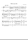 Růža su já, růža - simple Moravian folk song arranged for ukulele solo (C6 tune)