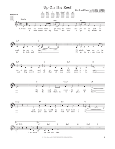 Up On The Roof (from The Daily Ukulele) (arr. Liz and Jim Beloff)