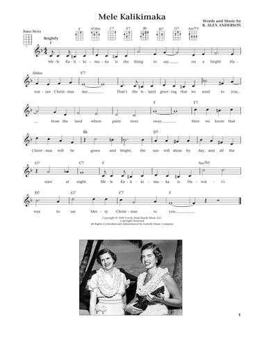 Mele Kalikimaka (from The Daily Ukulele) (arr. Liz and Jim Beloff)