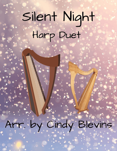 Silent Night, for Harp Duet