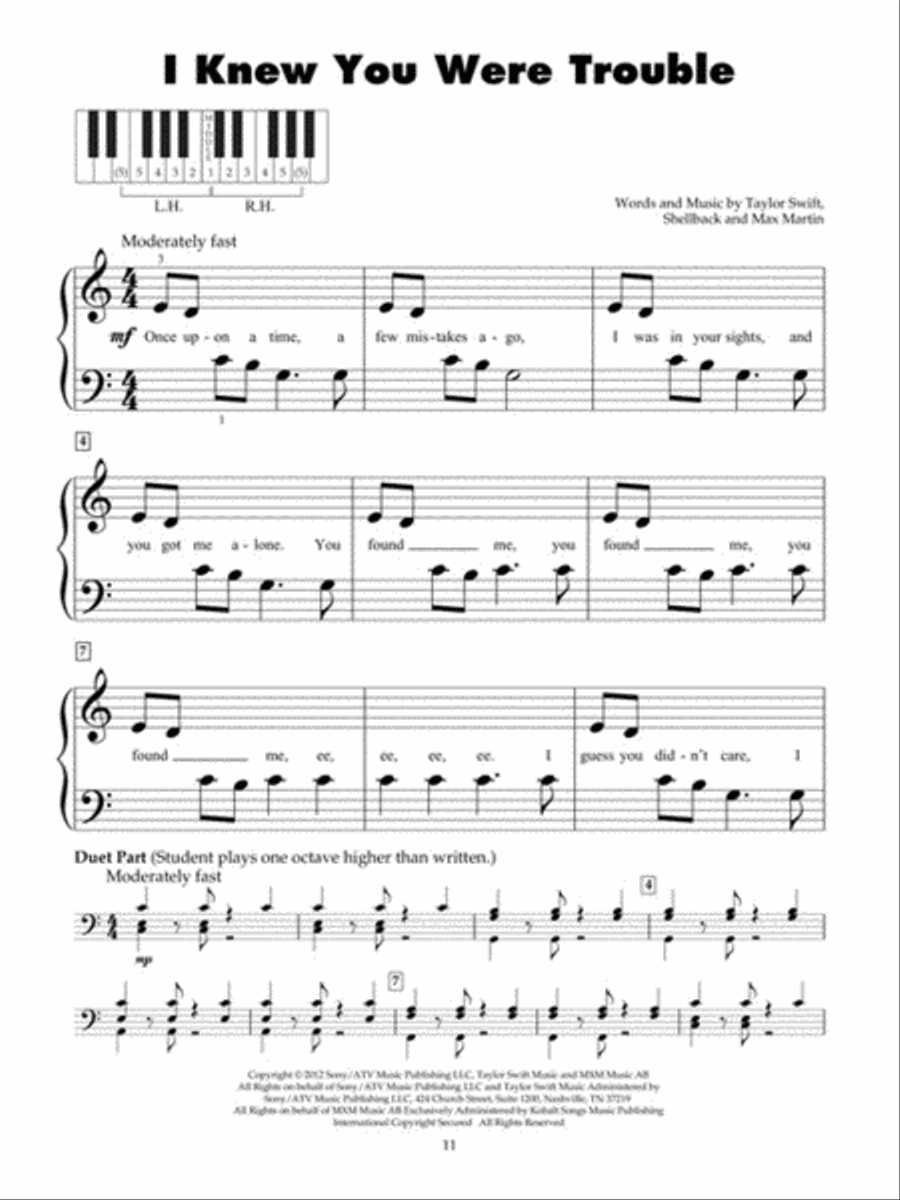 Best of Taylor Swift - Updated Edition Piano scores gallery preview page 5