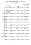 Tritsch-Tratsch Polka for Saxophone Ensemble