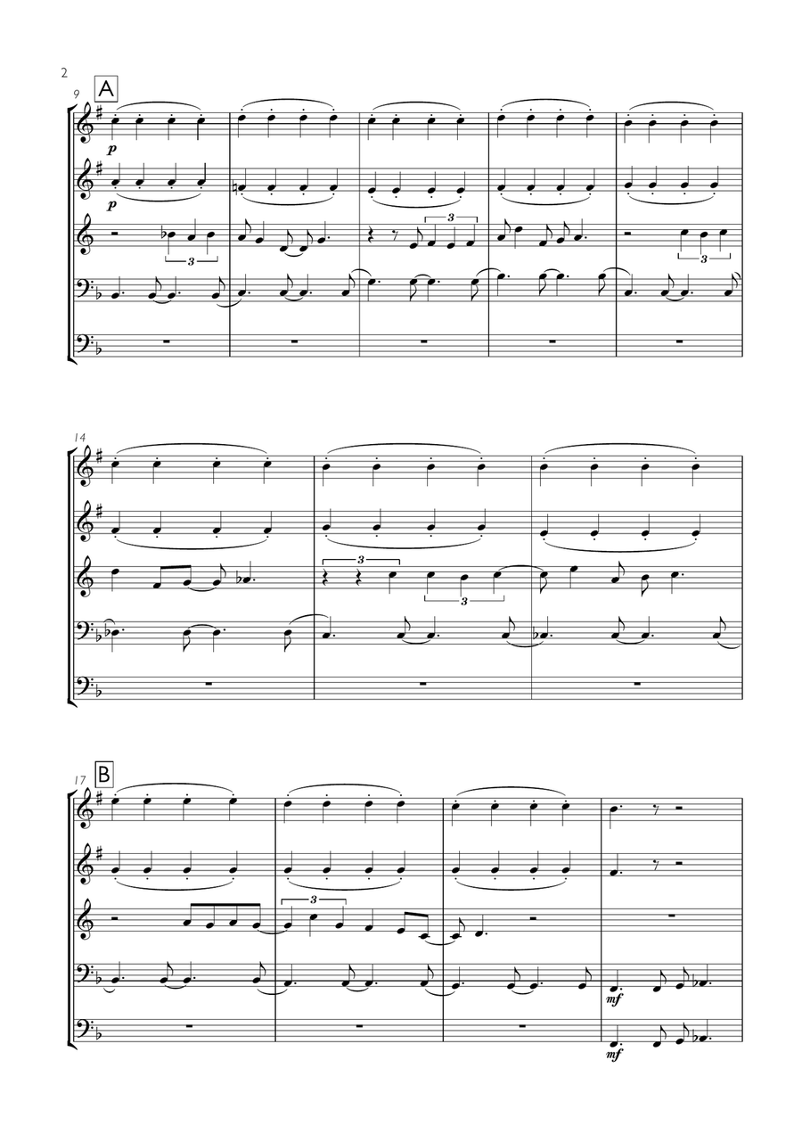 God Only Knows God Only Knows Brass Ensemble scores gallery preview page 2