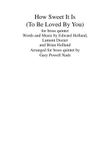 How Sweet It Is (To Be Loved By You)
