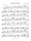 Rondo in A Minor