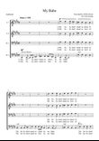 My Babe - choral TTBB arrangement
