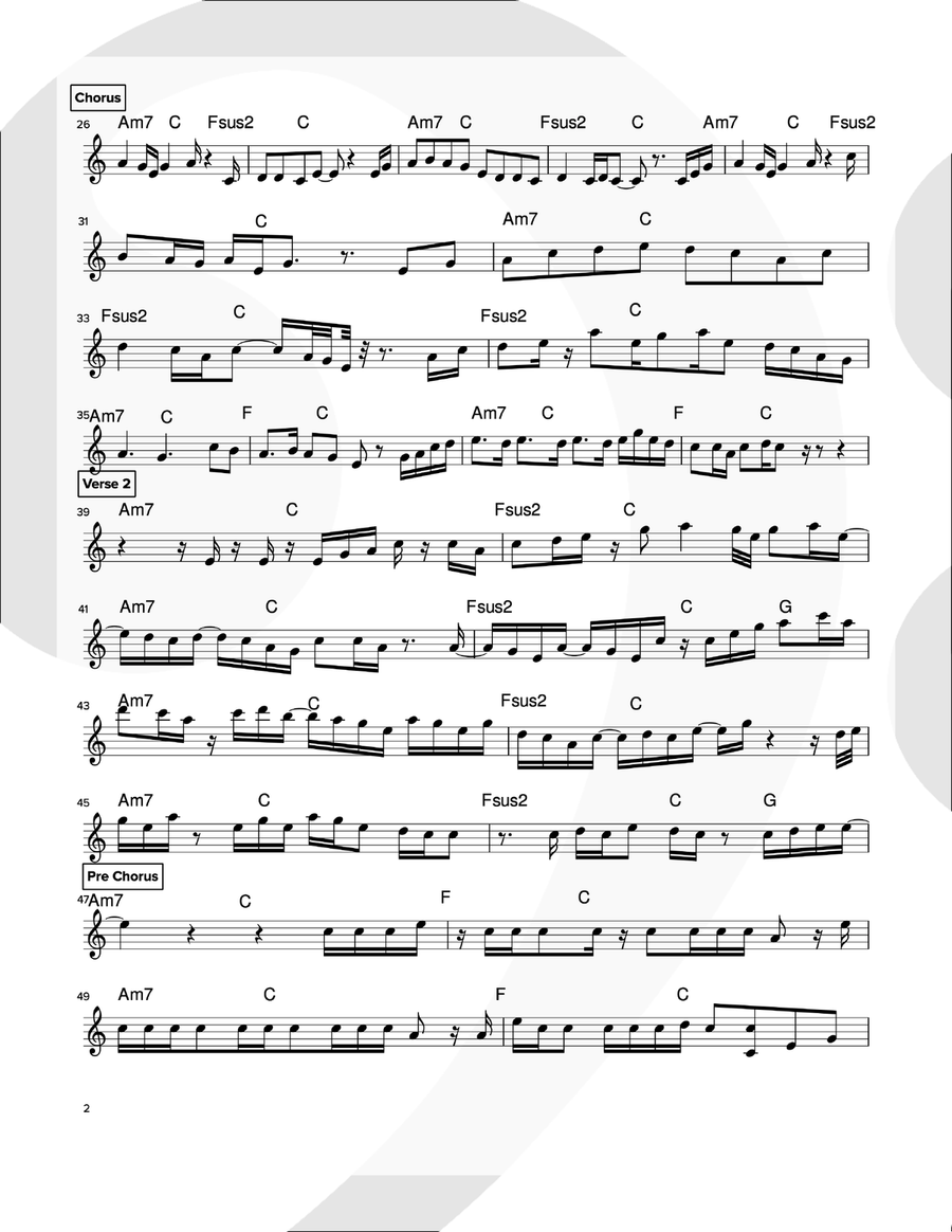 See You Again from FURIOUS 7 Small Ensemble scores gallery preview page 2