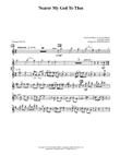 Nearer My God to Thee - Bb Trumpet 2 (Brass Quintet)