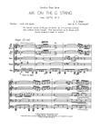 Air On The G String - Full Score