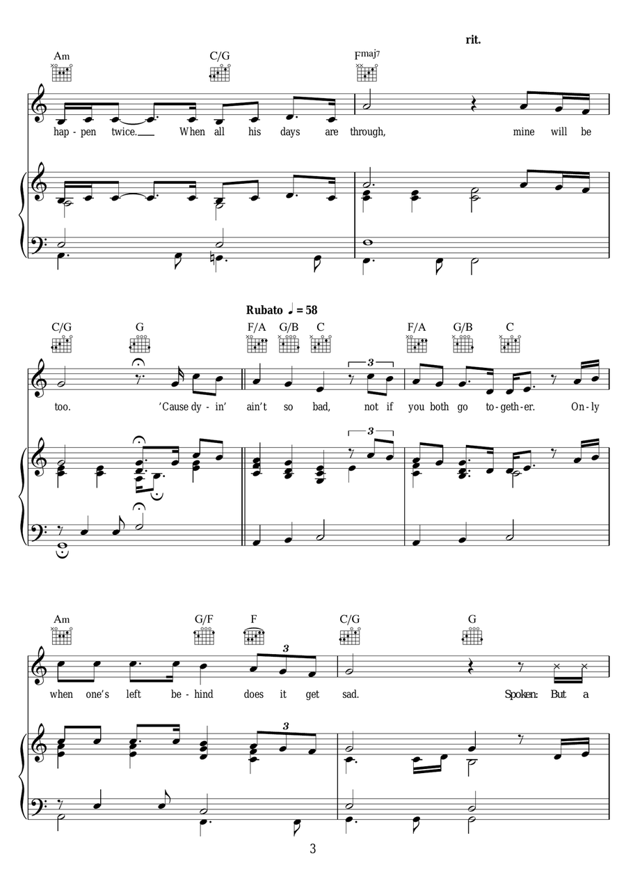 Dyin' Ain't So Bad (from the Musical 