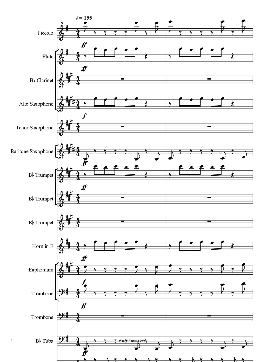 Lips Are Movin' Lips Are Movin' Large Ensemble scores gallery preview page 2