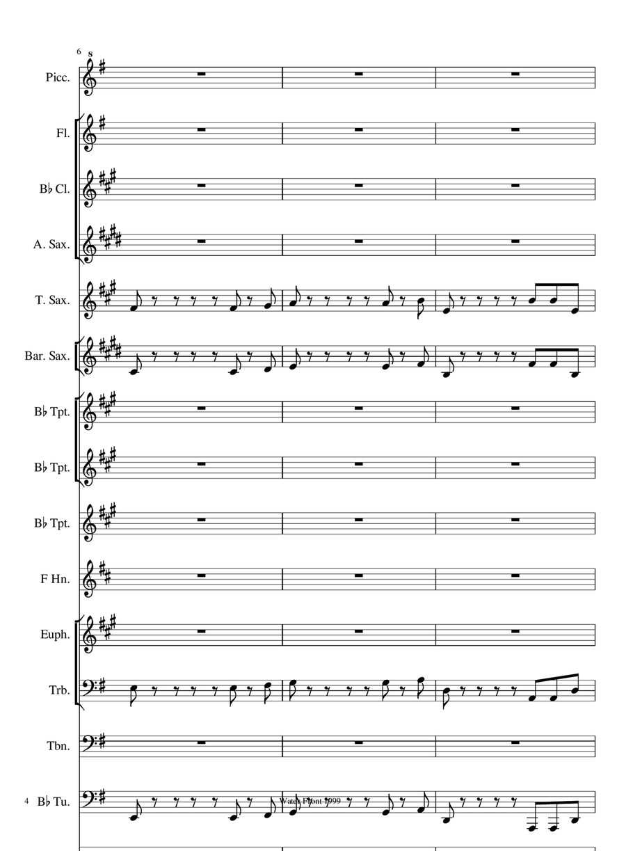 Lips Are Movin' Lips Are Movin' Large Ensemble scores gallery preview page 4