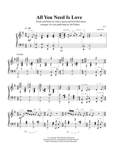 All You Need Is Love