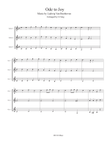 Ode to Joy Easy Guitar Trio