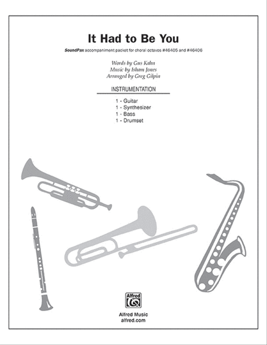 It Had to Be You Choir scores gallery preview page 1