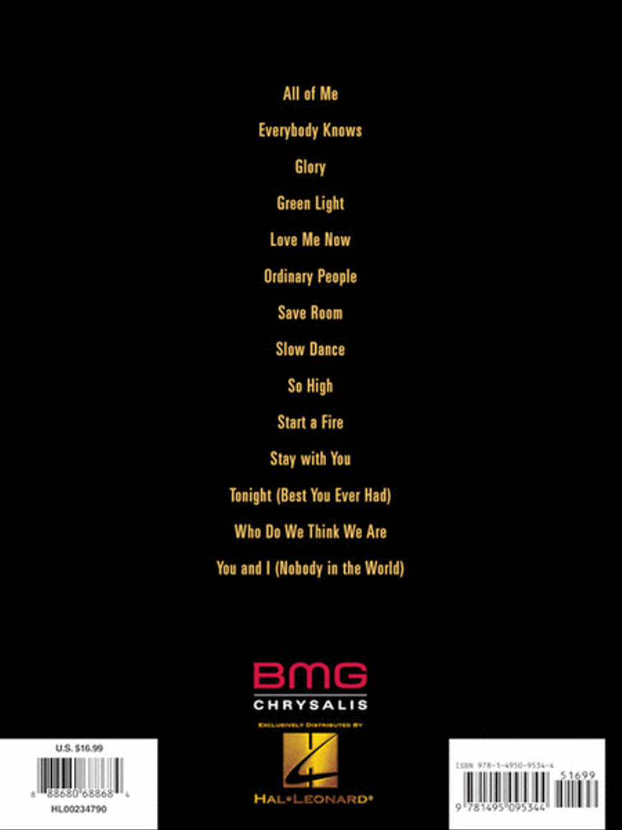 Best of John Legend – Updated Edition Piano, Vocal, Guitar scores gallery preview page 6