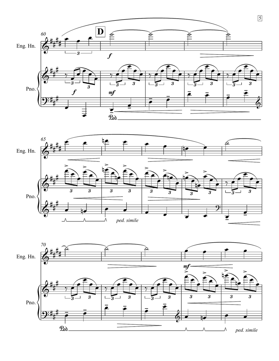 Clouds/Rain English Horn scores gallery preview page 6