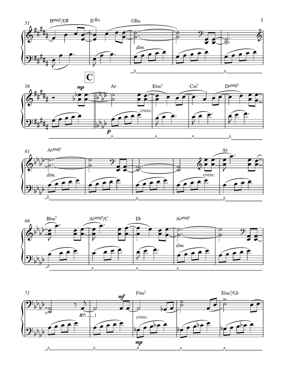Reach for the Stars Piano Solo scores gallery preview page 4