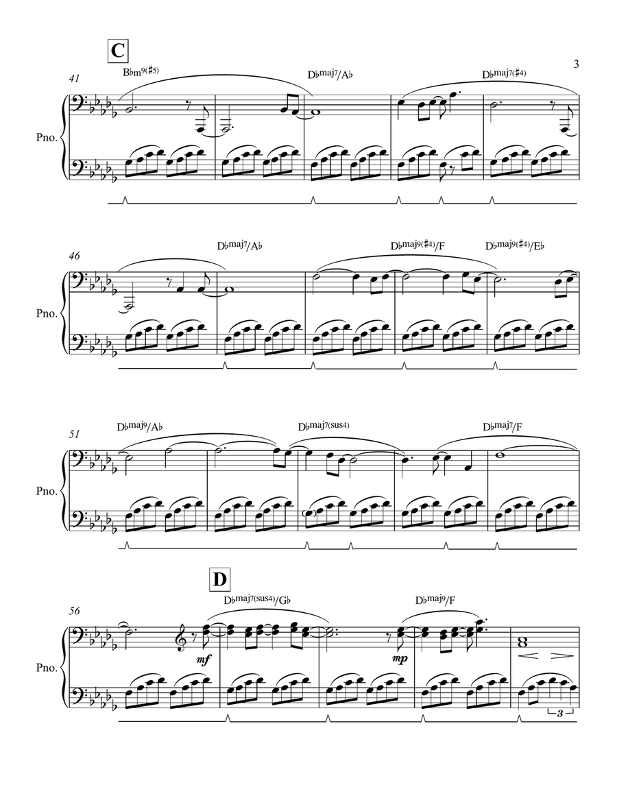 Dawn Piano Solo scores gallery preview page 4