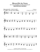 Ten Praise Choruses (for 8-note Bells and Boomwhackers with Black and White Notes) Handbell Choir scores gallery preview page 5