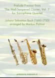 Prelude F-minor for Saxophone Quartet