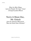 You're A Mean One, Mr. Grinch