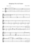 Brahms Symphony No.4 - 1.Allegro non troppo (Transposed Horn in C)