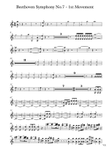 Beethoven symphony No.7 - 1st Movement (Transposed Horn in C)