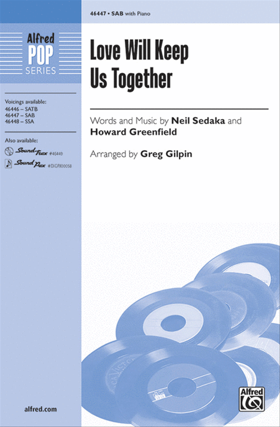Love Will Keep Us Together 3-Part scores gallery preview page 1