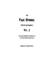 The Fake Hymnal, Vol. 1 (for Bb Instruments): 10 Classic Hymns Re-imagined in a Jazz Fake Book Prese