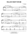 Willow Weep For Me [Classical version] (arr. Phillip Keveren)