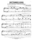 September Song [Classical version] (arr. Phillip Keveren)
