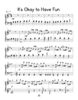 It's Okay to Have Fun (Alternate Version in G Major)