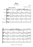 Waltz from ''Lyric Pieces'' Op.12, No.2 - for string orchestra