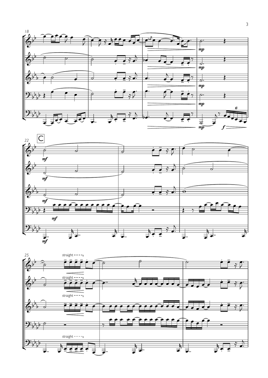 Easy Easy Brass Ensemble scores gallery preview page 3
