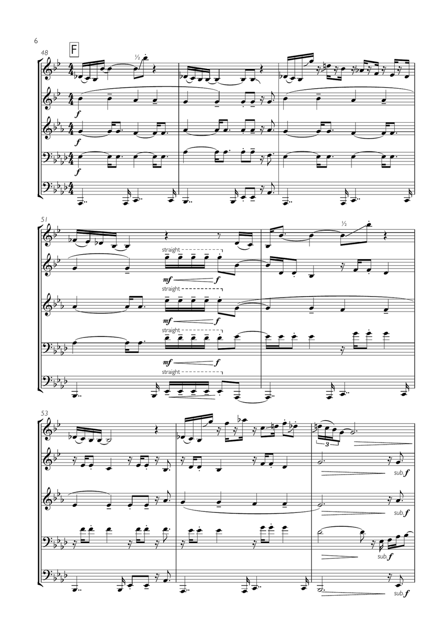 Easy Easy Brass Ensemble scores gallery preview page 6
