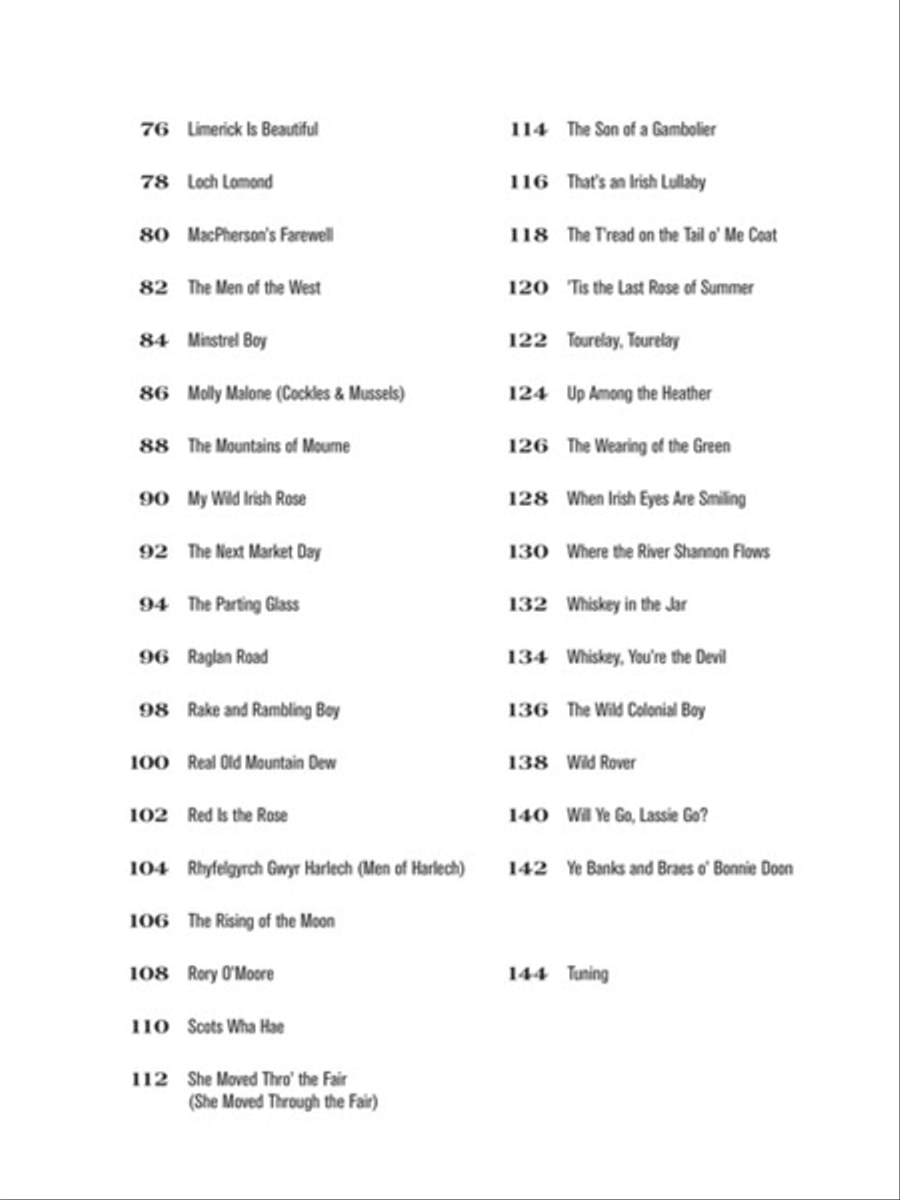 Celtic Songs – Strum Together Banjo scores gallery preview page 3