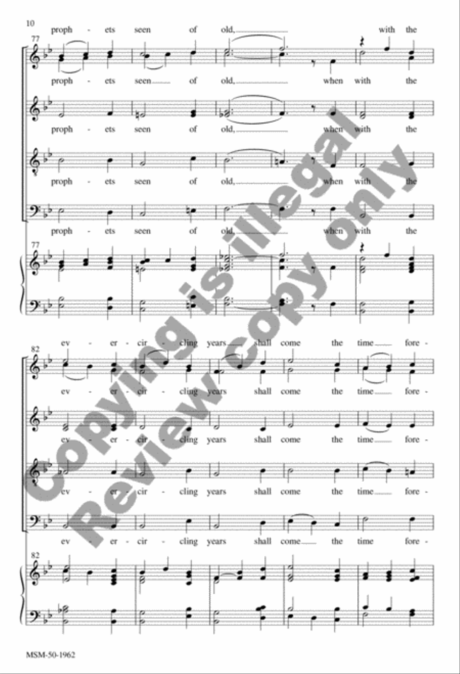 It Came Upon the Midnight Clear Divisi scores gallery preview page 10