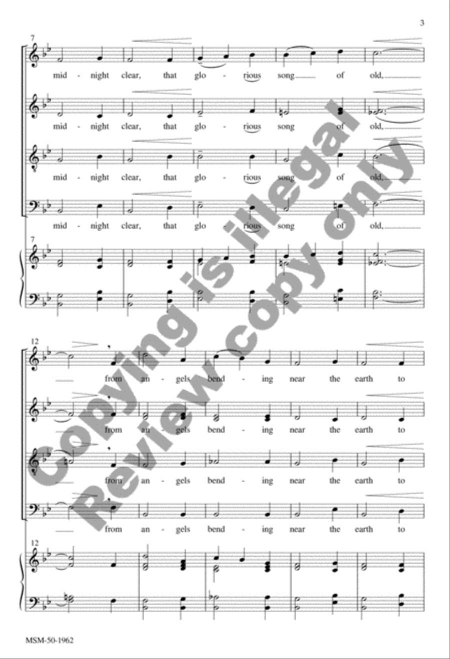 It Came Upon the Midnight Clear Divisi scores gallery preview page 14