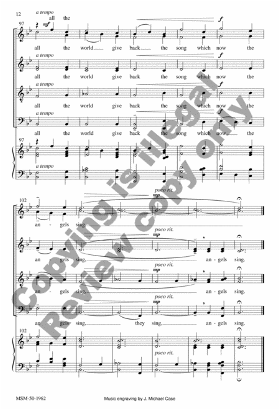 It Came Upon the Midnight Clear Divisi scores gallery preview page 23